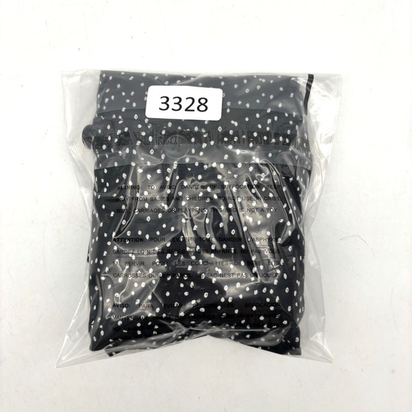 ModCloth Black White Polka Dot Elastic Waist A-Line Button Front Skirt M 14x16.5 - Picture 11 of 11